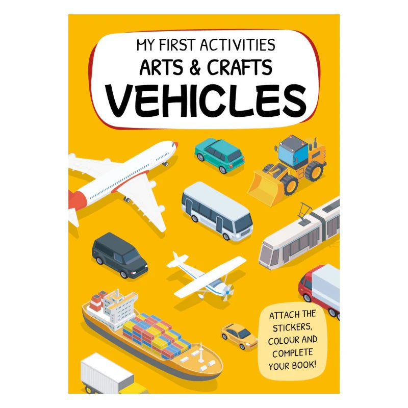 My First Activites Arts & Crafts - Vehicles