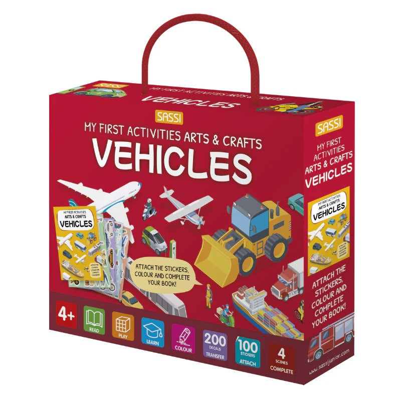 My First Activites Arts & Crafts - Vehicles