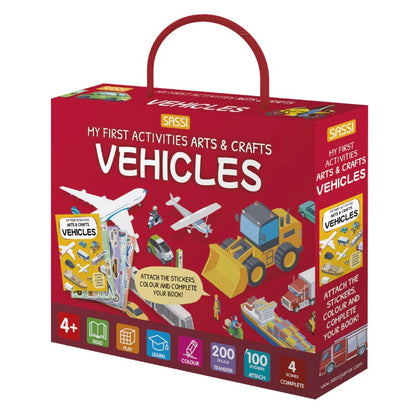 My First Activites Arts & Crafts - Vehicles