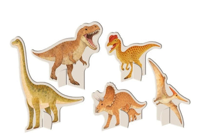 Sassi Glow In The Dark Day And Night Puzzle And Book Set - Dinosaurs