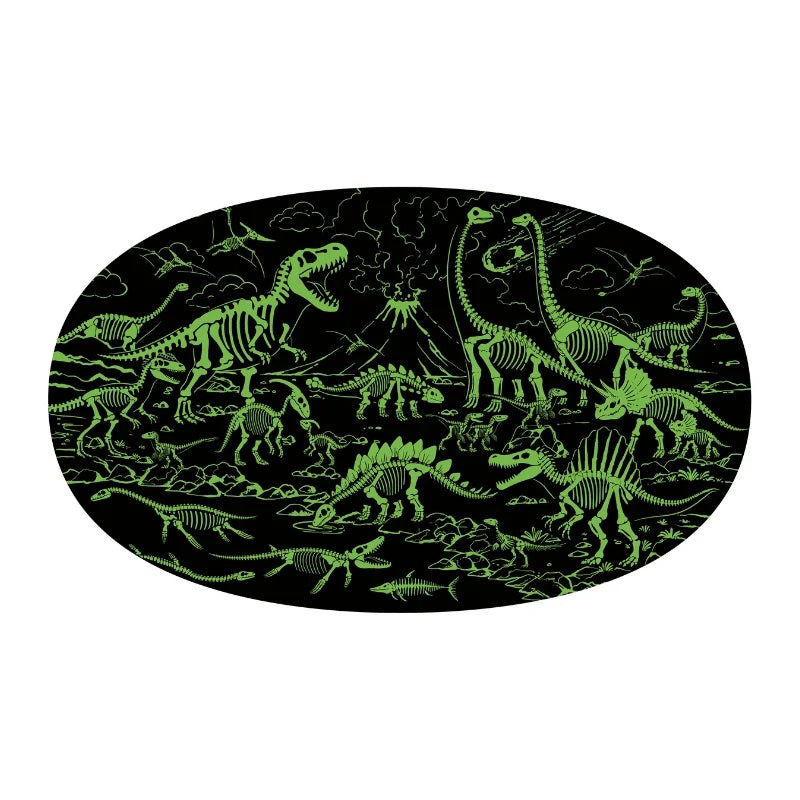 Sassi Glow In The Dark Day And Night Puzzle And Book Set - Dinosaurs