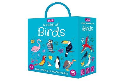 Sassi 3d Puzzle And Book Set World Of Birds