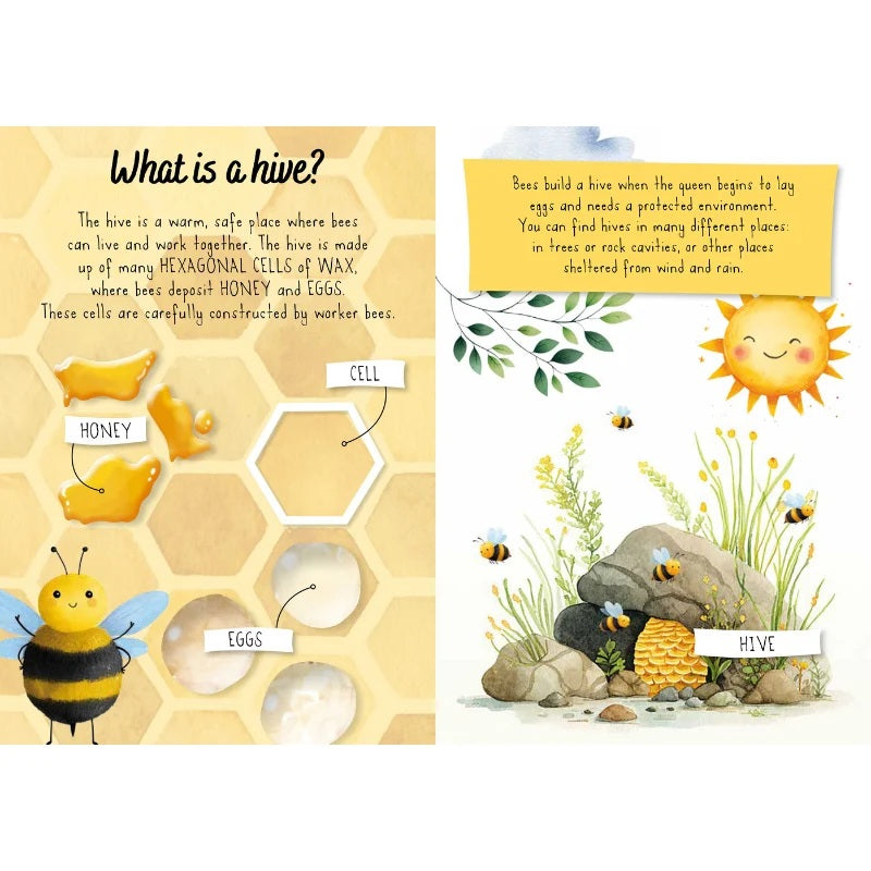 Sassi Magic Water Puzzle And Book Set - Bees