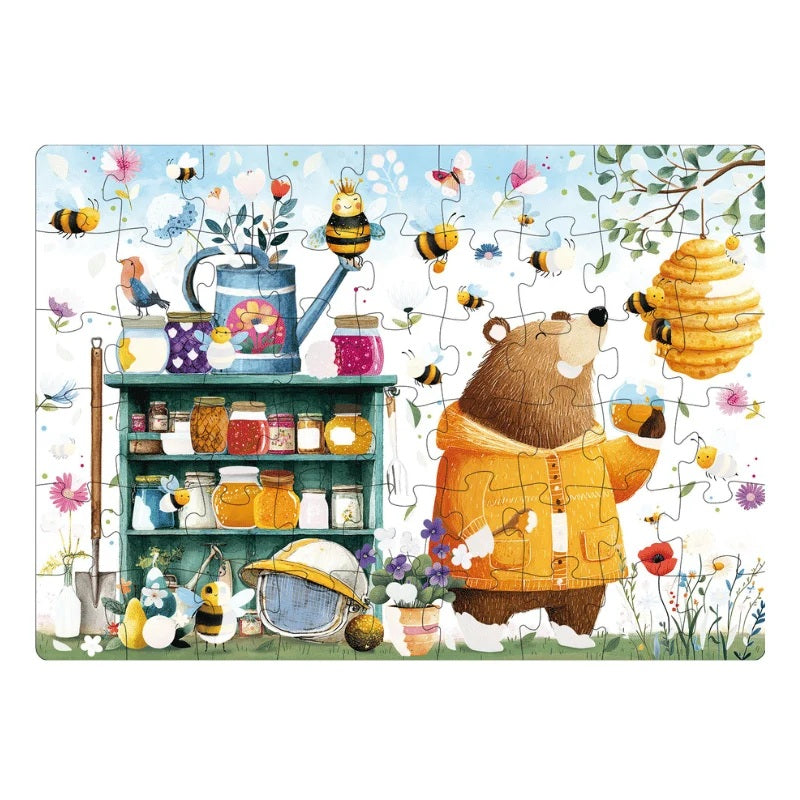 Sassi Magic Water Puzzle And Book Set - Bees