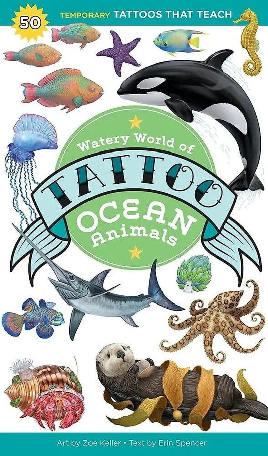 Watery World Of Tattoo Ocean Animals