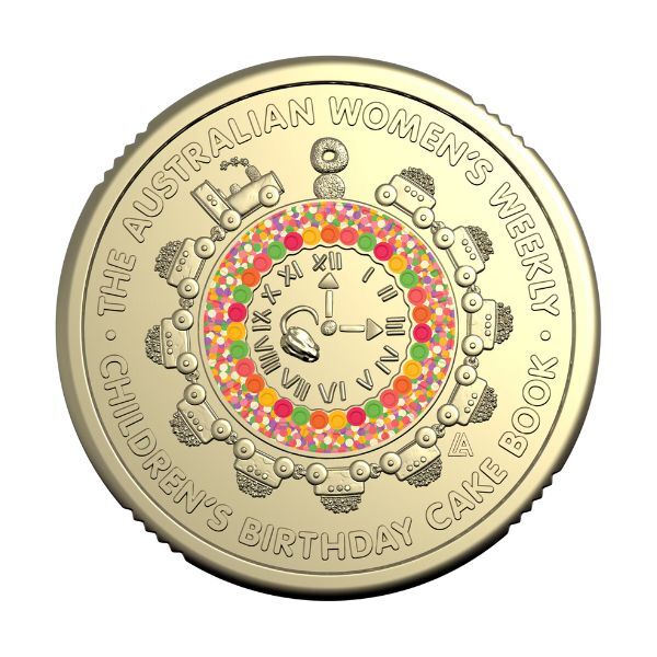Aww Birthday Cake 2025 $1 Carded Coins Collection - Set includes 1 Free $2 Coloured Coin