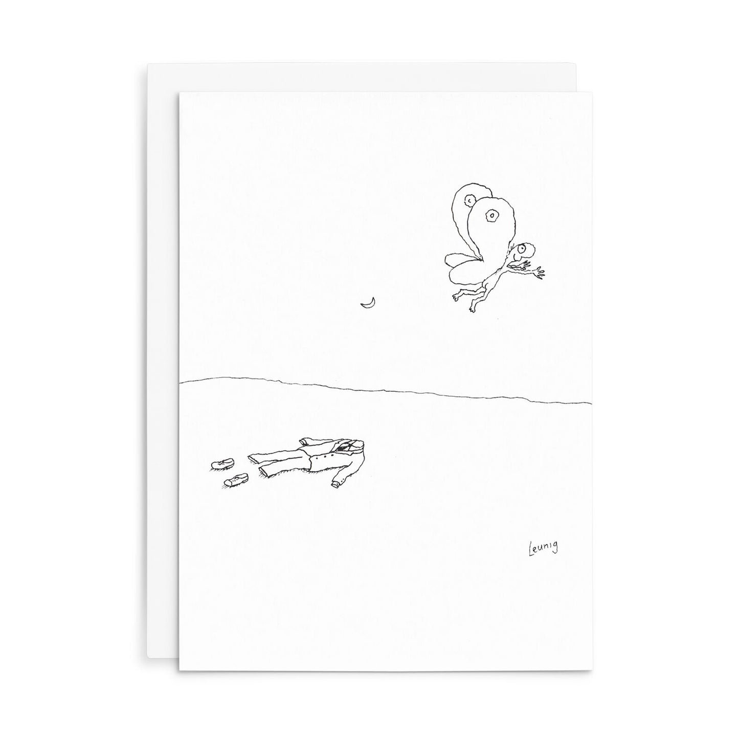 Leunig All Occasions Greeting Card - Butterfly Suit