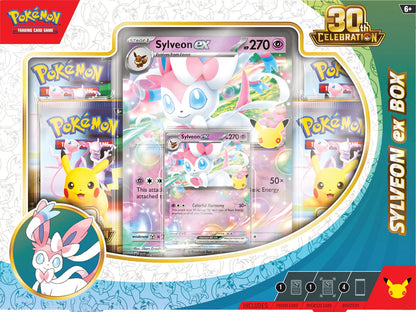 Pokémon TCG: 30th Celebration Sylveon ex Box and Greninja ex Box
