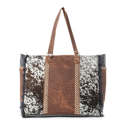Myra Saddle Belle Weekender Bag In Wild Clay - Off Campus