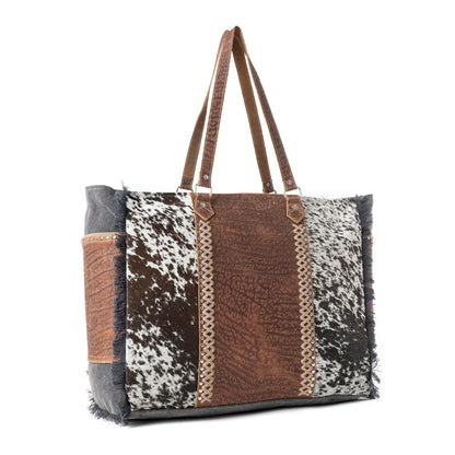 Myra Saddle Belle Weekender Bag In Wild Clay - Off Campus