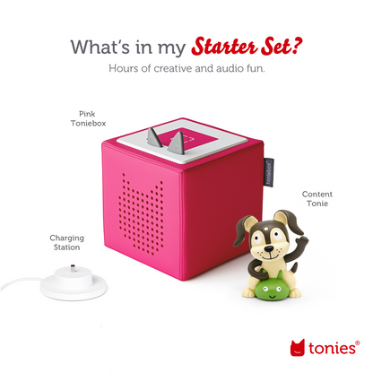 Toniebox Playtime Puppy Starte Set - Pink