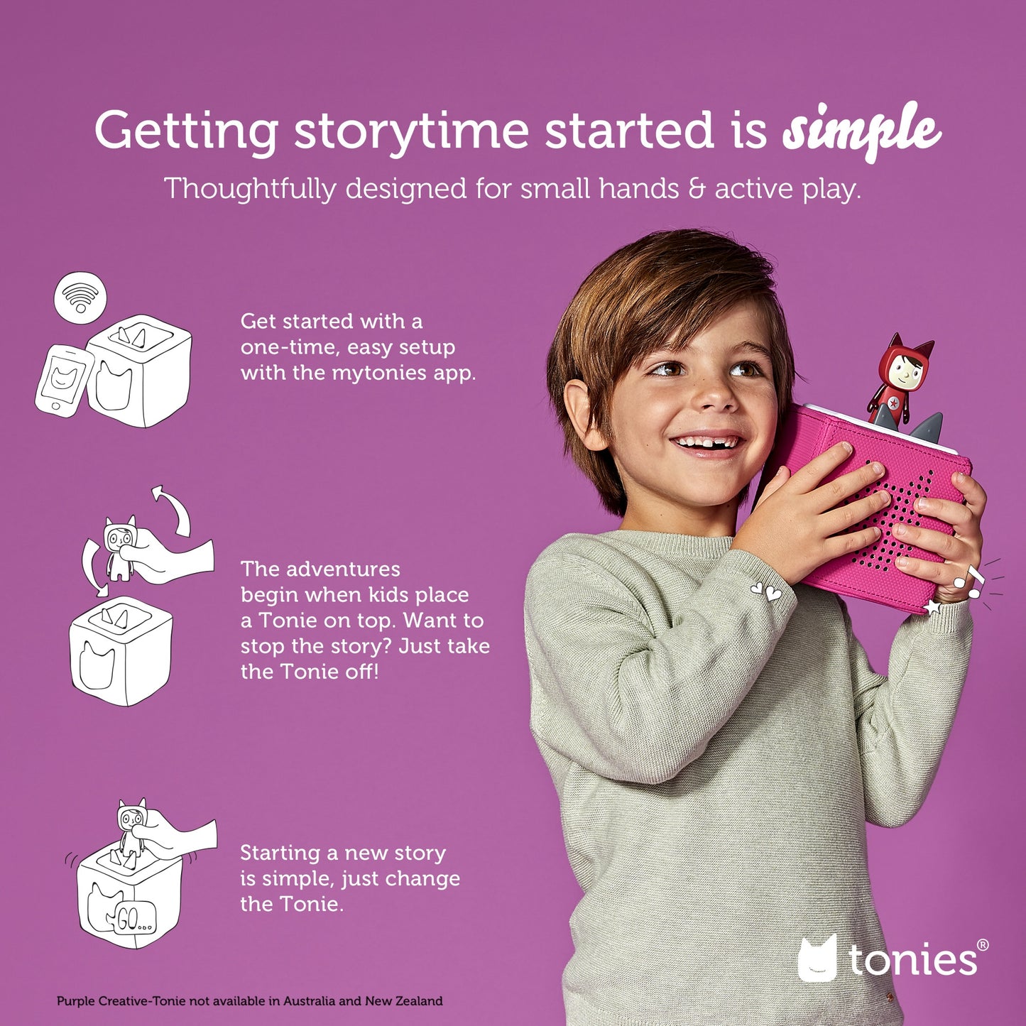 Tonies Playtime Puppy Starter Set - Purple