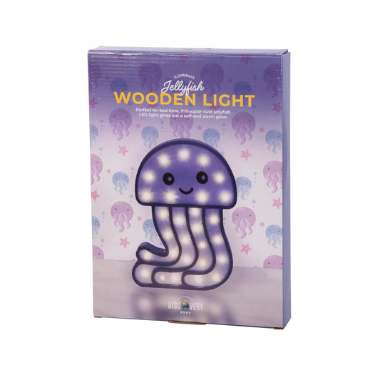 Jellyfish Wooden Light