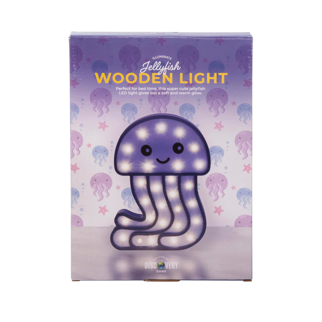 Jellyfish Wooden Light