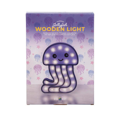Jellyfish Wooden Light