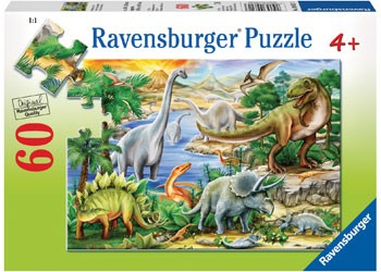 Puzzle 60pc Prehistoric Life