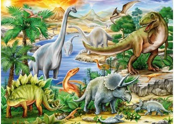 Puzzle 60pc Prehistoric Life