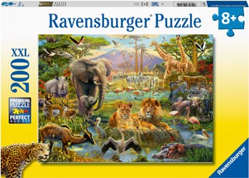 Puzzle 200pc Xxl Animals Of The Savannah Ravensburger
