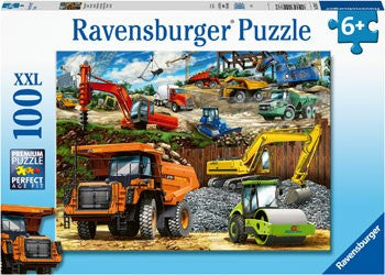 Puzzle 100xxl Pc Construction Vehicles Age 6+