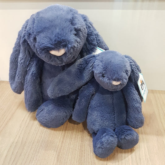 Jellycat Bashful Navy Bunny Small