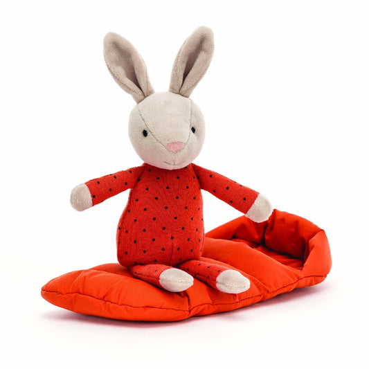 Jellycat Snuggler Bunny In Sleeping Bag