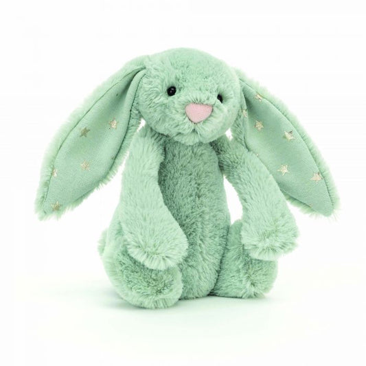 Jellycat Bashful Bunny Green Sparklet