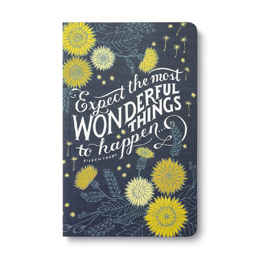 Journal - Write Now - Expect The Most Wonderful Things